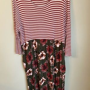 Glitzy girls boutique maxi dress 2X